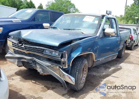 1992 Chevrolet Gmt-400 C1500 из США, поврежденный, VIN 2GCEC19KXN1207949